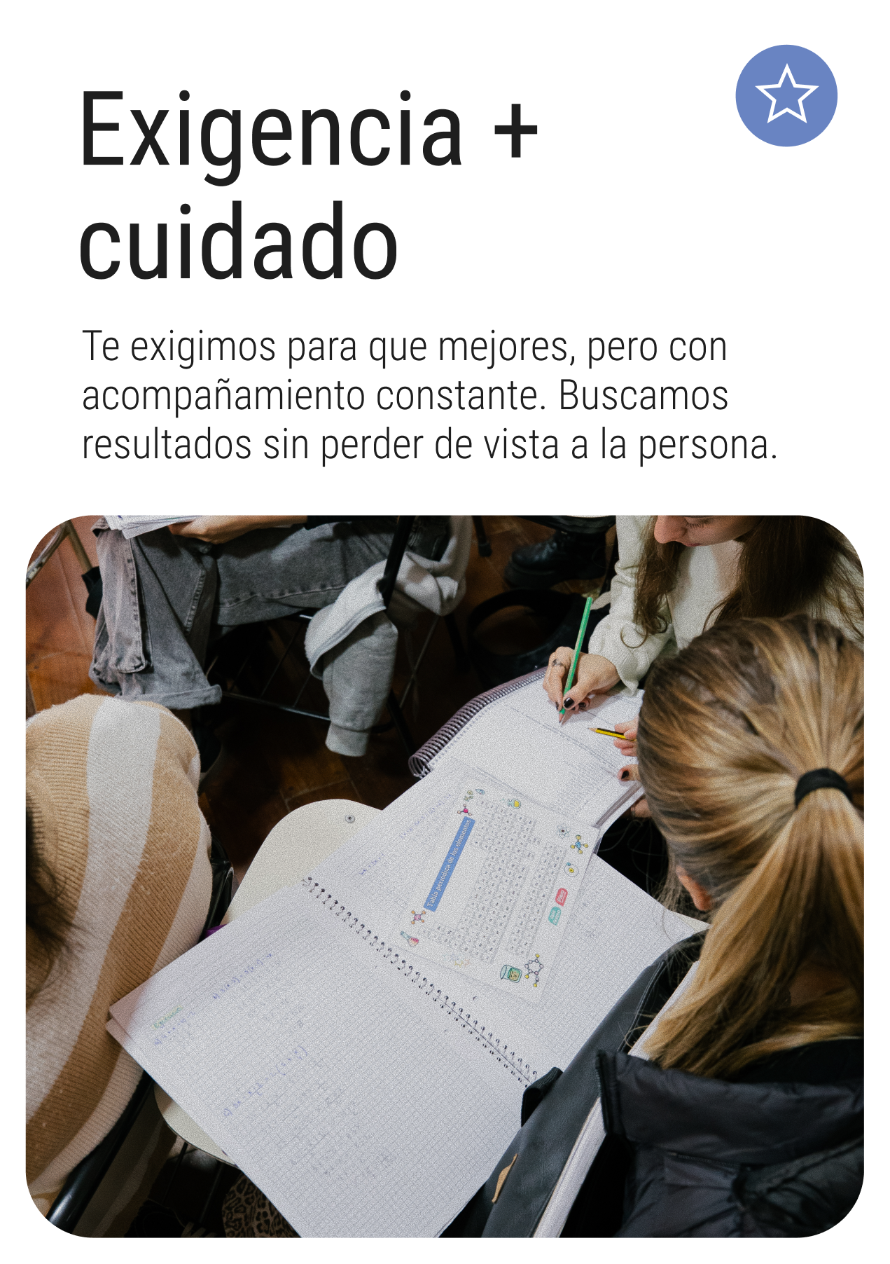 Exigencia cuidado